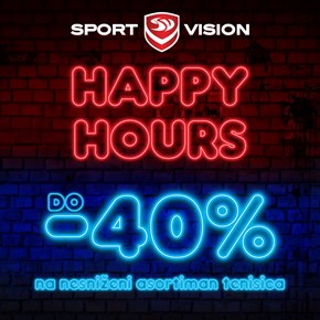 HAPPY HOURS <br/> u Sport Vision-u